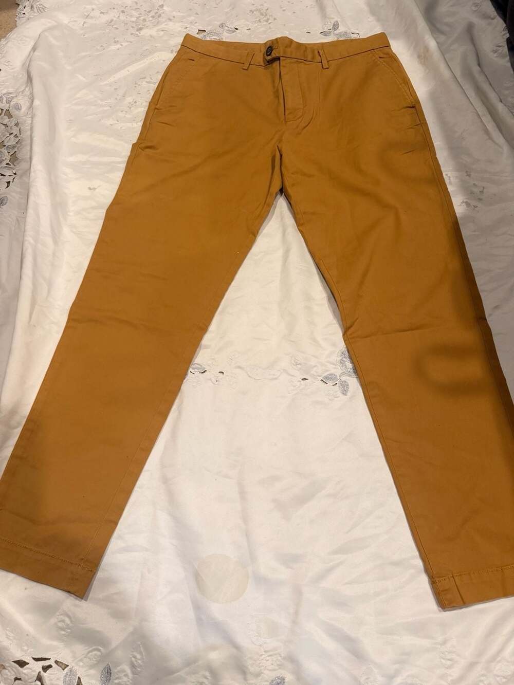 Banana Republic Chinos Slim-Tapered Fit Size 34x34 Burnt Orange #78